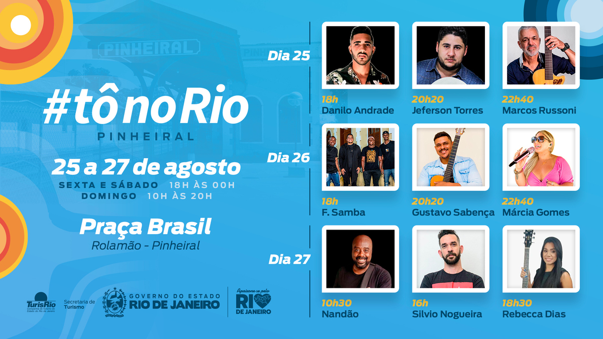 Programação #tônoRio Pinheiral