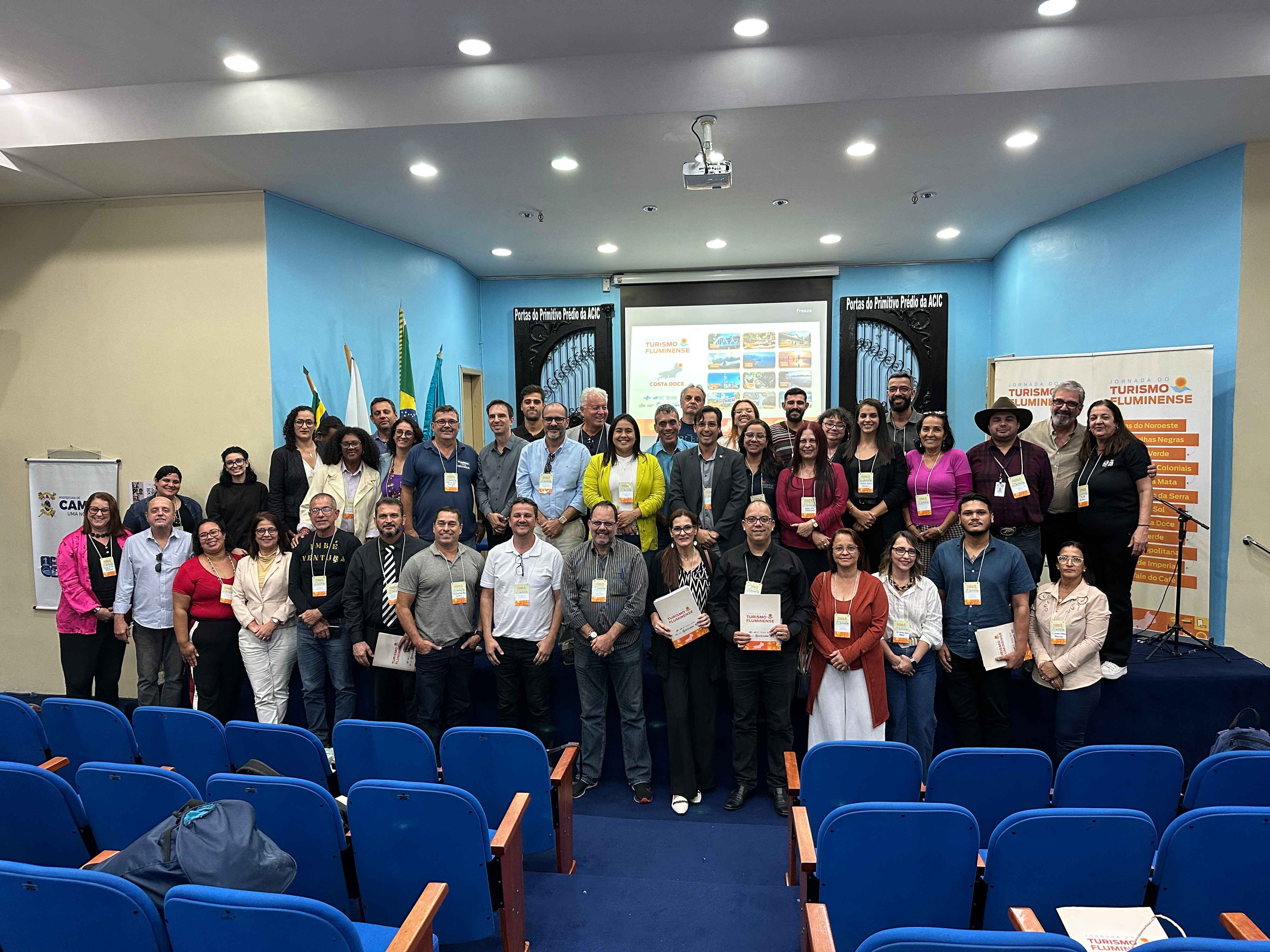 Registro dos participantes da 9ª Jornada do Turismo Fluminense, edição Costa Doce