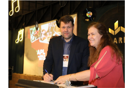 O secretário de Estado de Turismo, Gustavo Tutuca, participou do evento_Crédito obrigatório João Miguel Junior