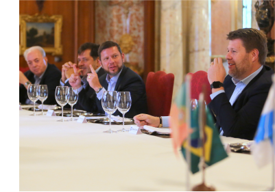 O objetivo da reunião foi debater uma estratégia em parceria para atrair turistas dos mais de 50 destinos da Europa_Crédito Philippe Lima