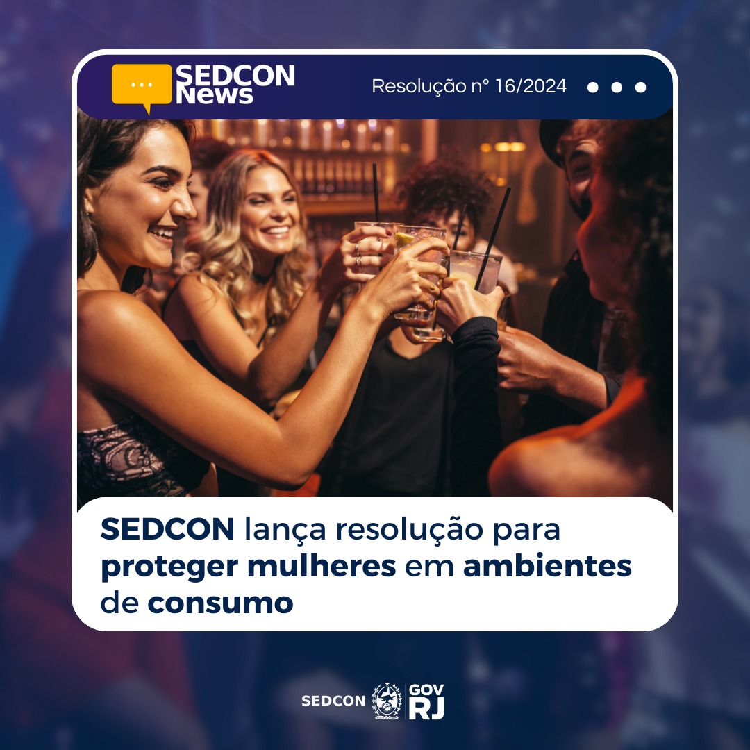 SEDCON lança resolução para proteger mulheres em ambientes de consumo
