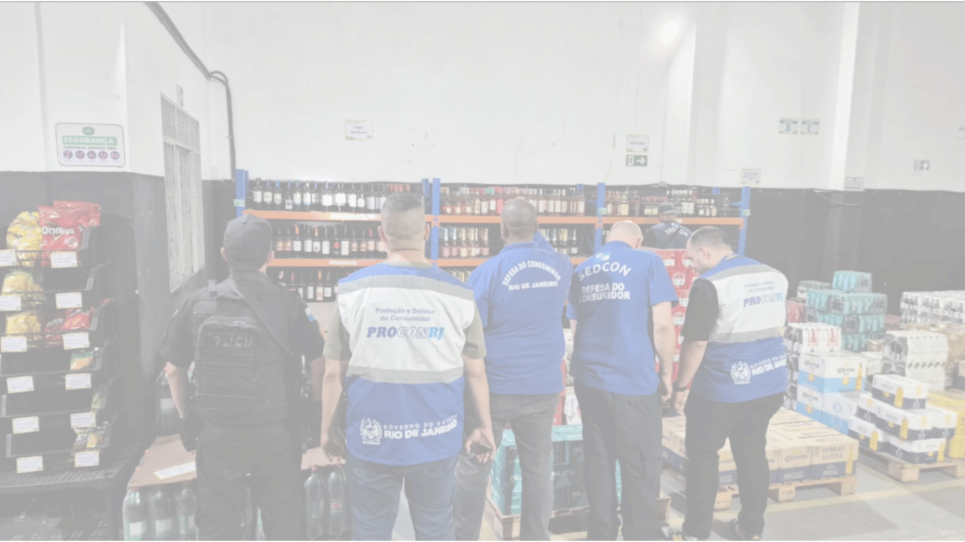 Operação Salus descarta cerca de 20 litros de bebidas