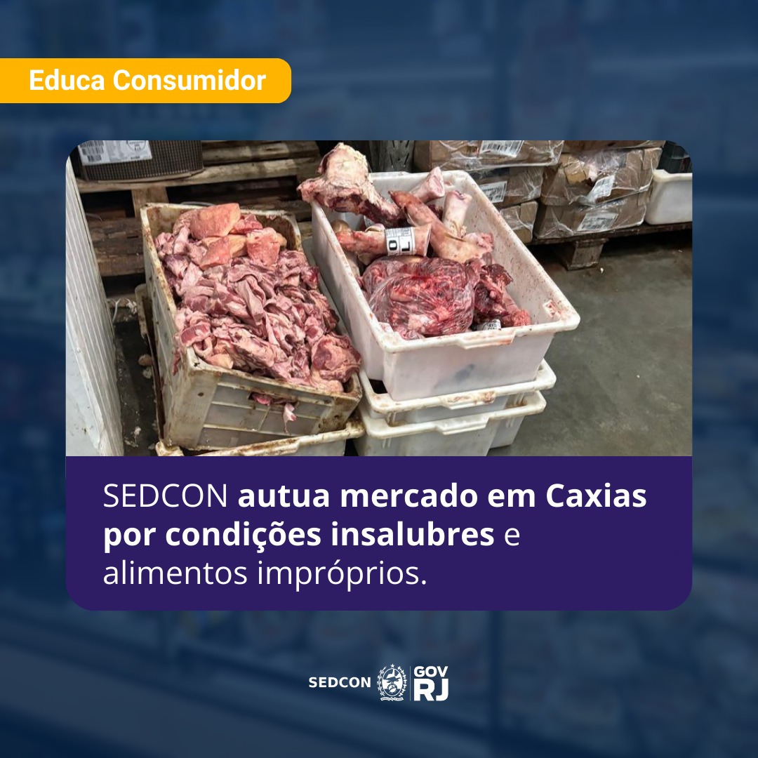 SEDCON autua mercado em Caxias. Baratas andavam em alimentos