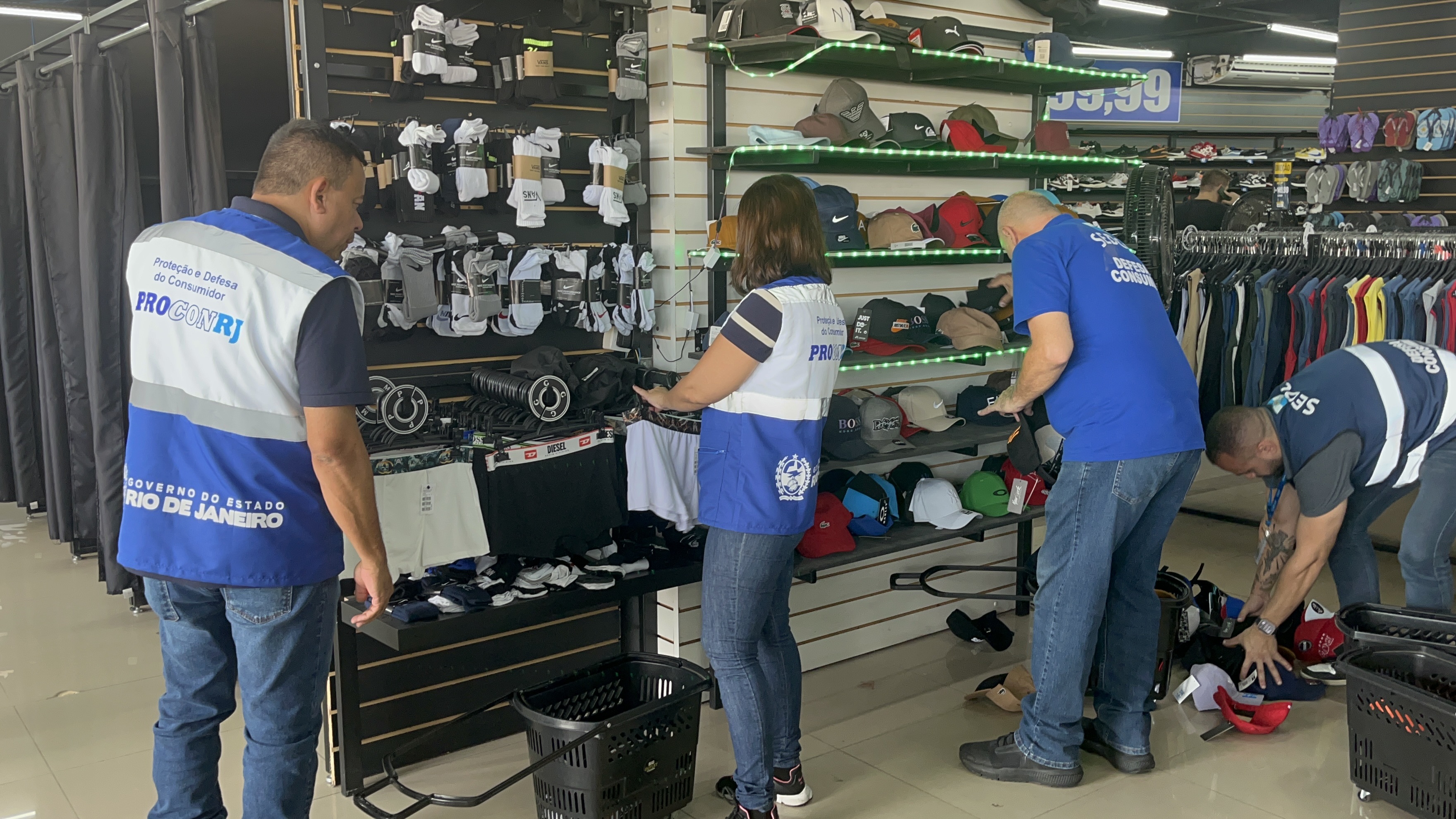 Operação Consumidor Seguro combate falsificação e contrabando no RJ
