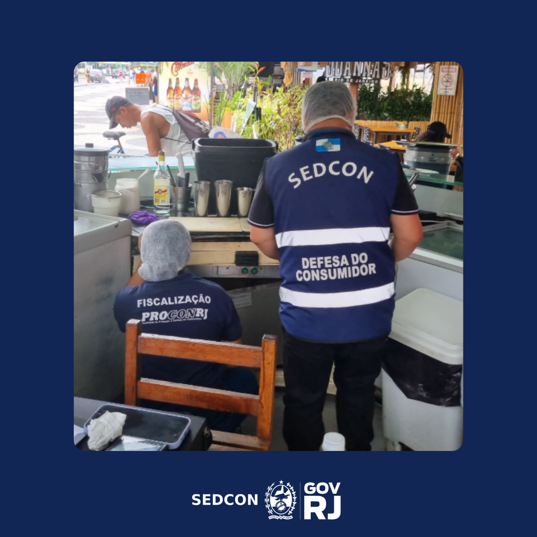  Réveillon no Rio: hotéis e quiosques na orla de Copacabana são autuados após fiscalização da SEDCON e do PROCON-RJ