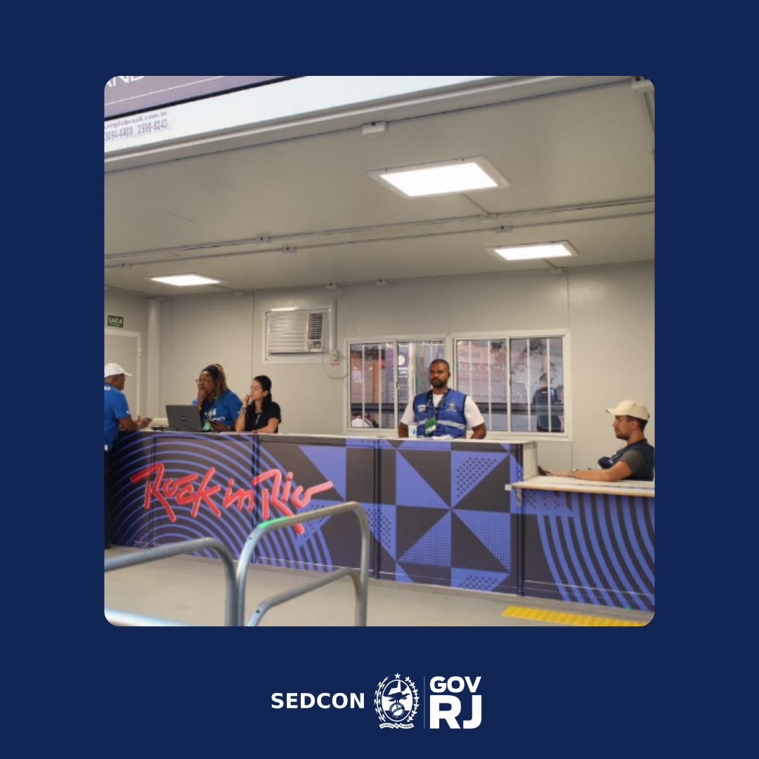 SEDCON garantiu segurança para os consumidores no Rock in Rio
