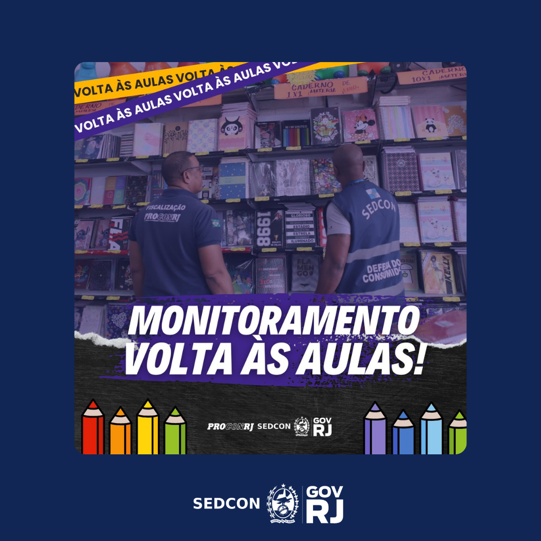 Material Escolar: Secretaria de Defesa do Consumidor e Procon-RJ divulgam pesquisa de preços de 170 produtos e encontram variações superiores a 940%