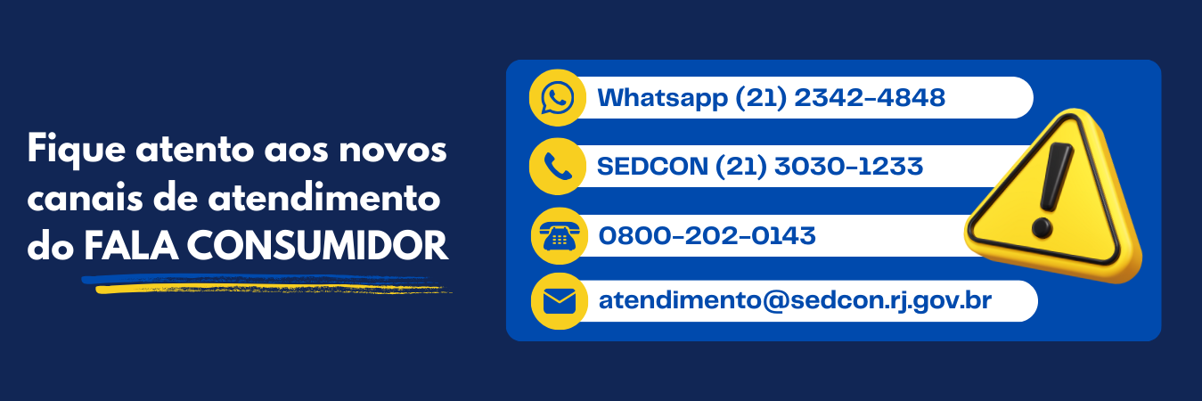 Novos números SEDCON