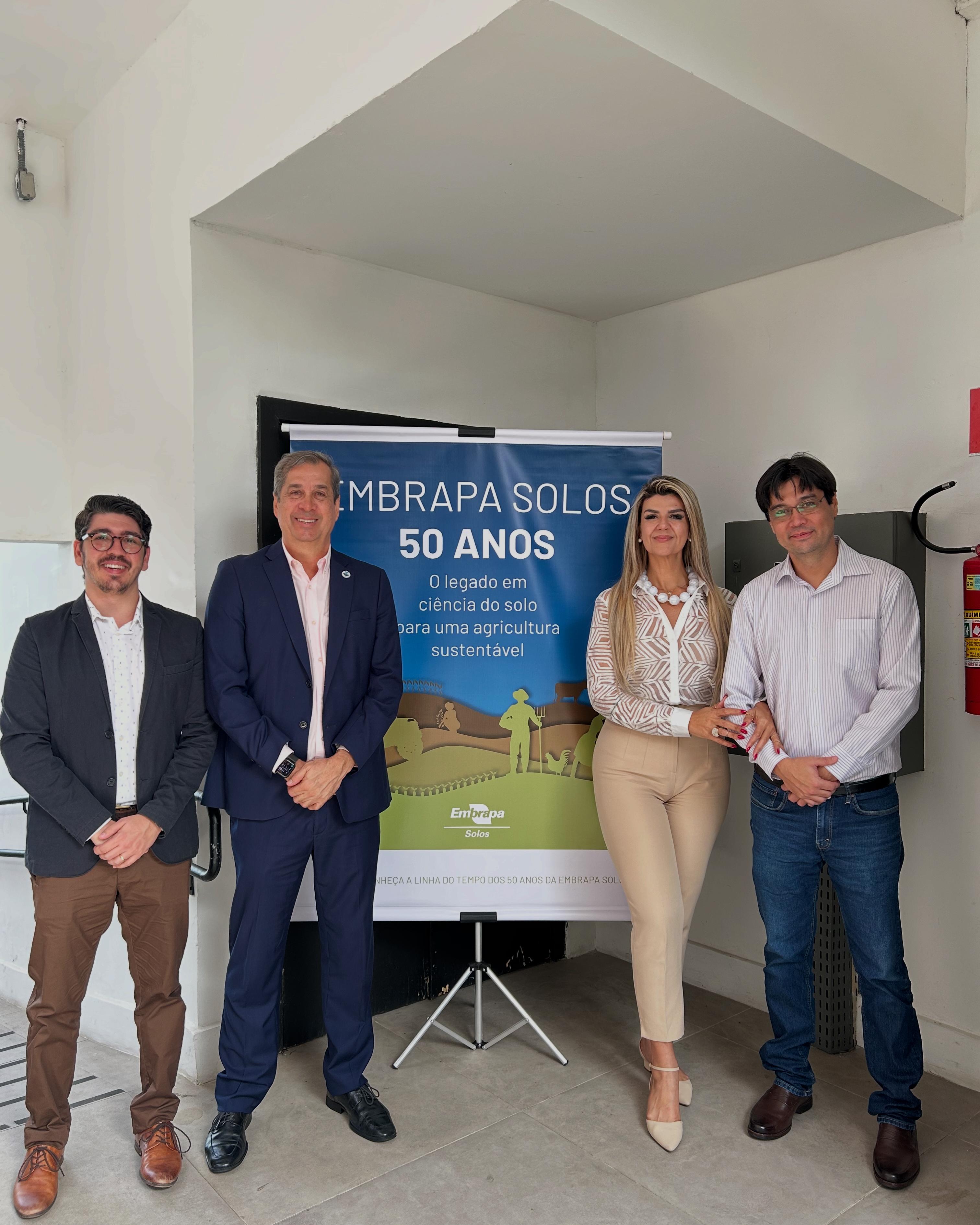 SEDIPAF participa da cerimônia de 50 anos da Embrapa Solos