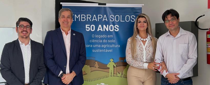 SEDIPAF participa da cerimônia de 50 anos da Embrapa Solos