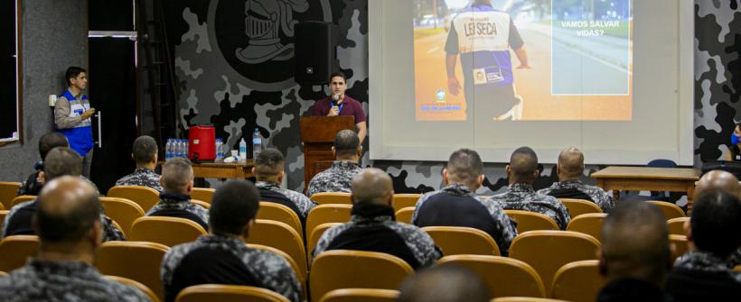 Operação Lei Seca capacita policiais militares que apoiarão as blitzes