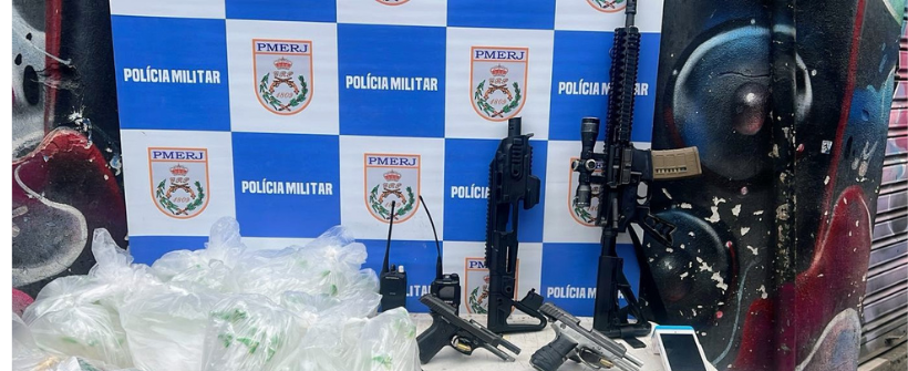 Estado do Rio chega à marca de 500 fuzis apreendidos pela Polícia Militar em 2025