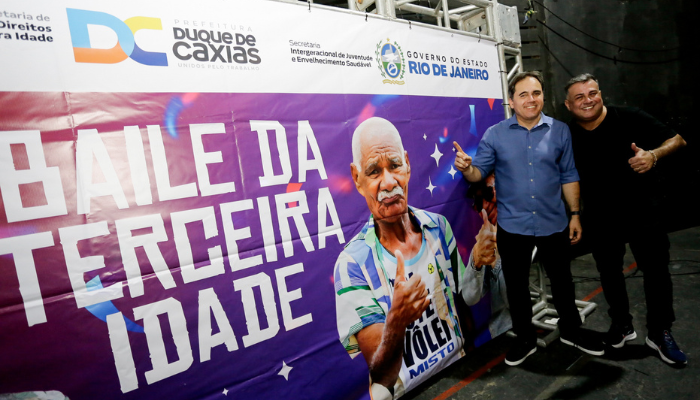 Seijes participa do Baile da Terceira Idade em Duque de Caxias