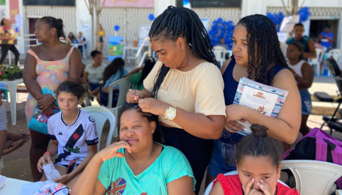 Seijes participa de ação comunitária no Desup Manguinhos
