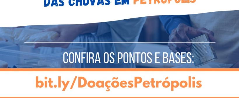 Ações em Petrópolis 