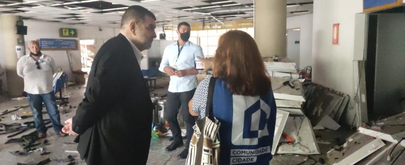 Visita técnica no prédio 