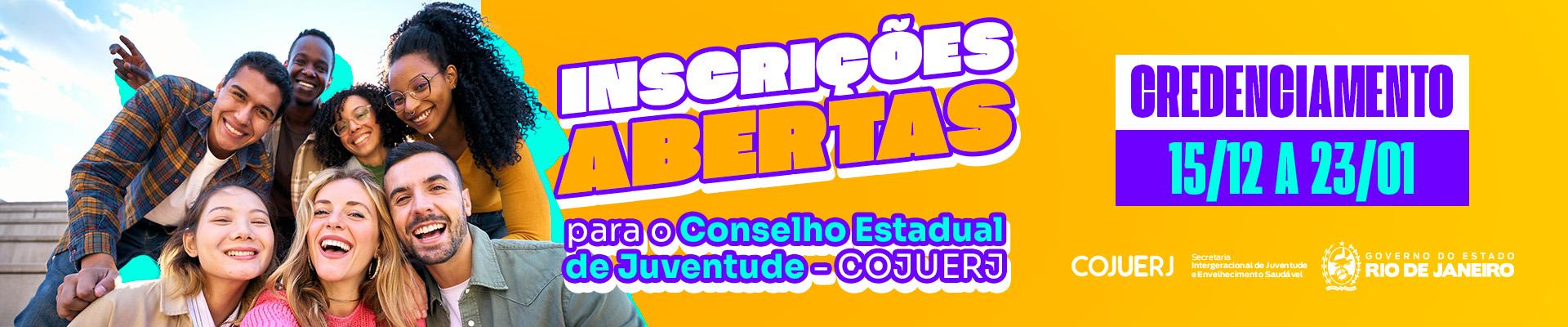 Inscrições abertas para representantes da Sociedade Civil para o Conselho Estadual de Juventude