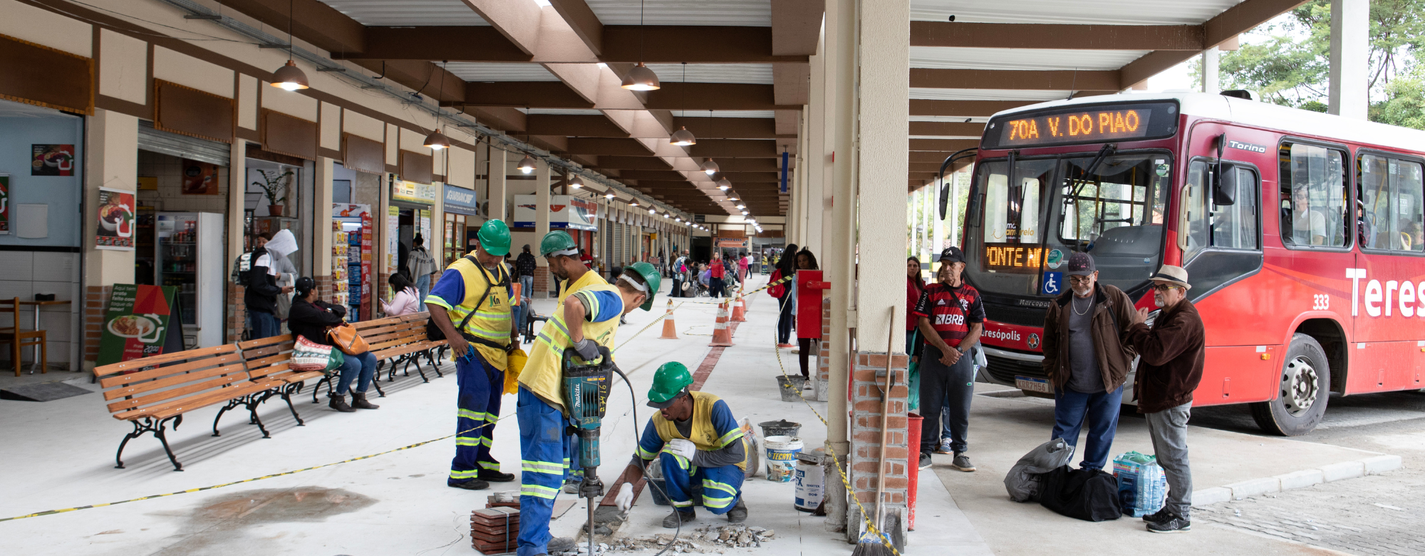 Obra que está sendo finalizada vai dar mais qualidade ao terminal