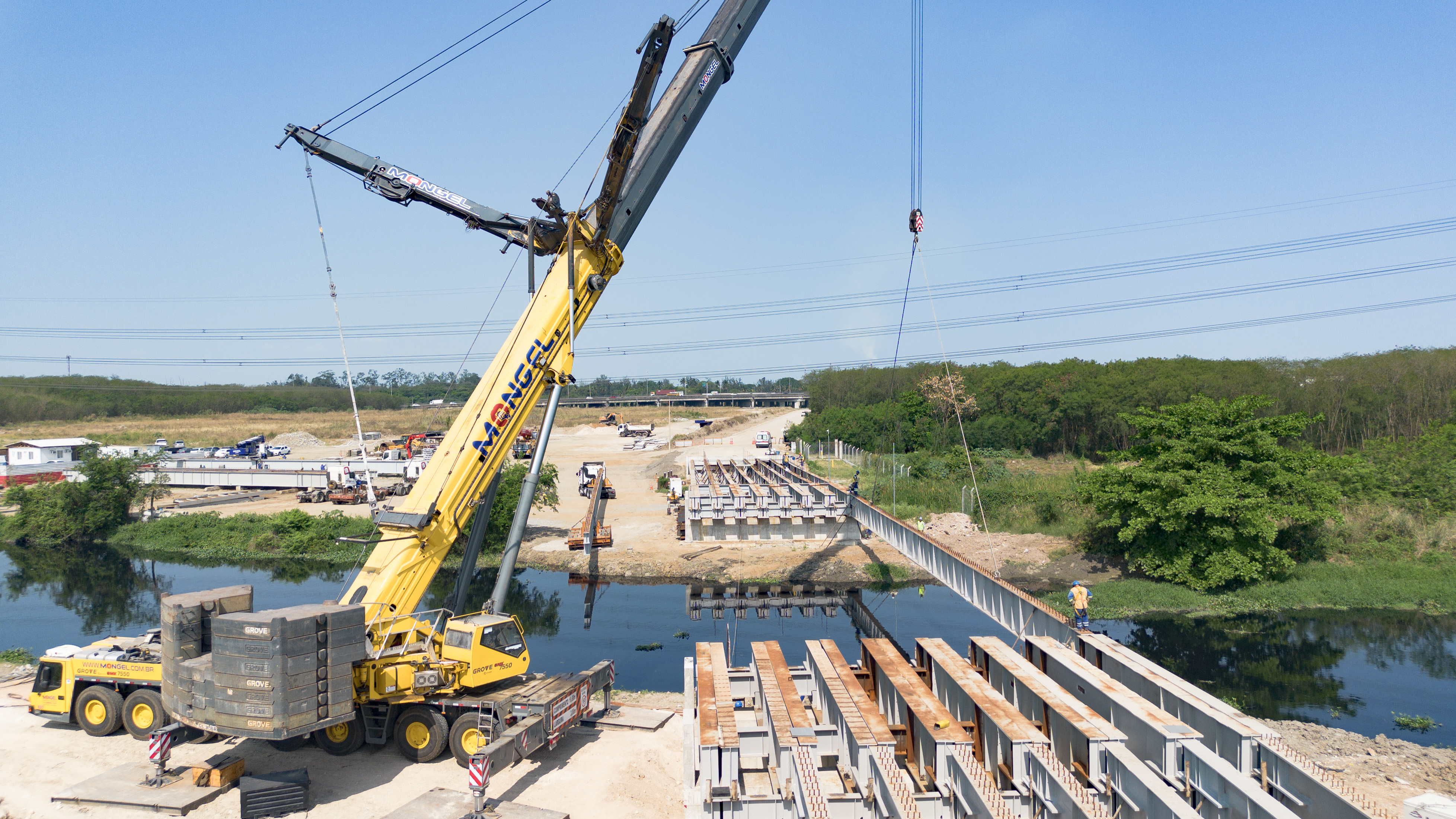  Governo do Estado avança com obra da Ponte do Pilar para melhorar mobilidade na Baixada Fluminense