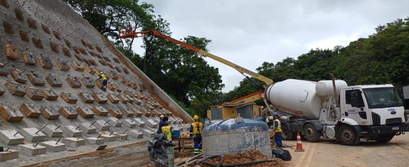 Serra do Mato Grosso será fechada para concretagem de encosta