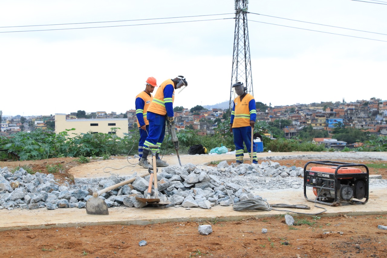 Obras do Programa Governo Presente nas Cidades avançam em Nilópolis