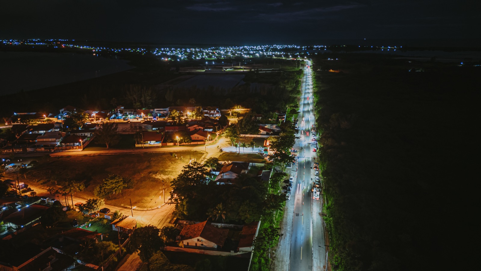 Rodovia estadual em Araruama ganha nova iluminação