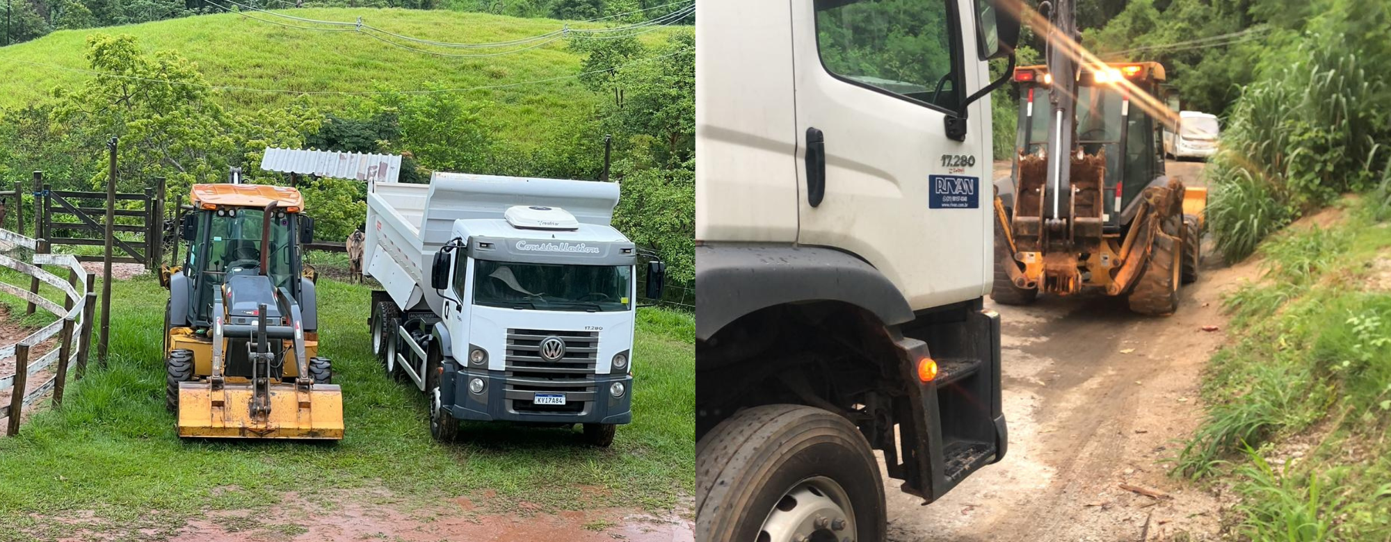 SEIOP envia maquinário para a Região Serrana