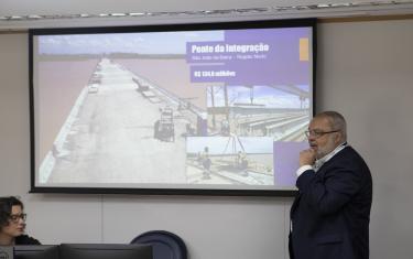 O secretário Uruan Andrade apresentou alguns dos projetos que estão em andamento