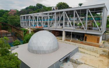 Construção do Museu da Ciência e Tecnologia de Volta Redonda está na reta final