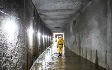 Reforma estrutural do Túnel Extravasor, executada pelo Governo do RJ, entra em reta final