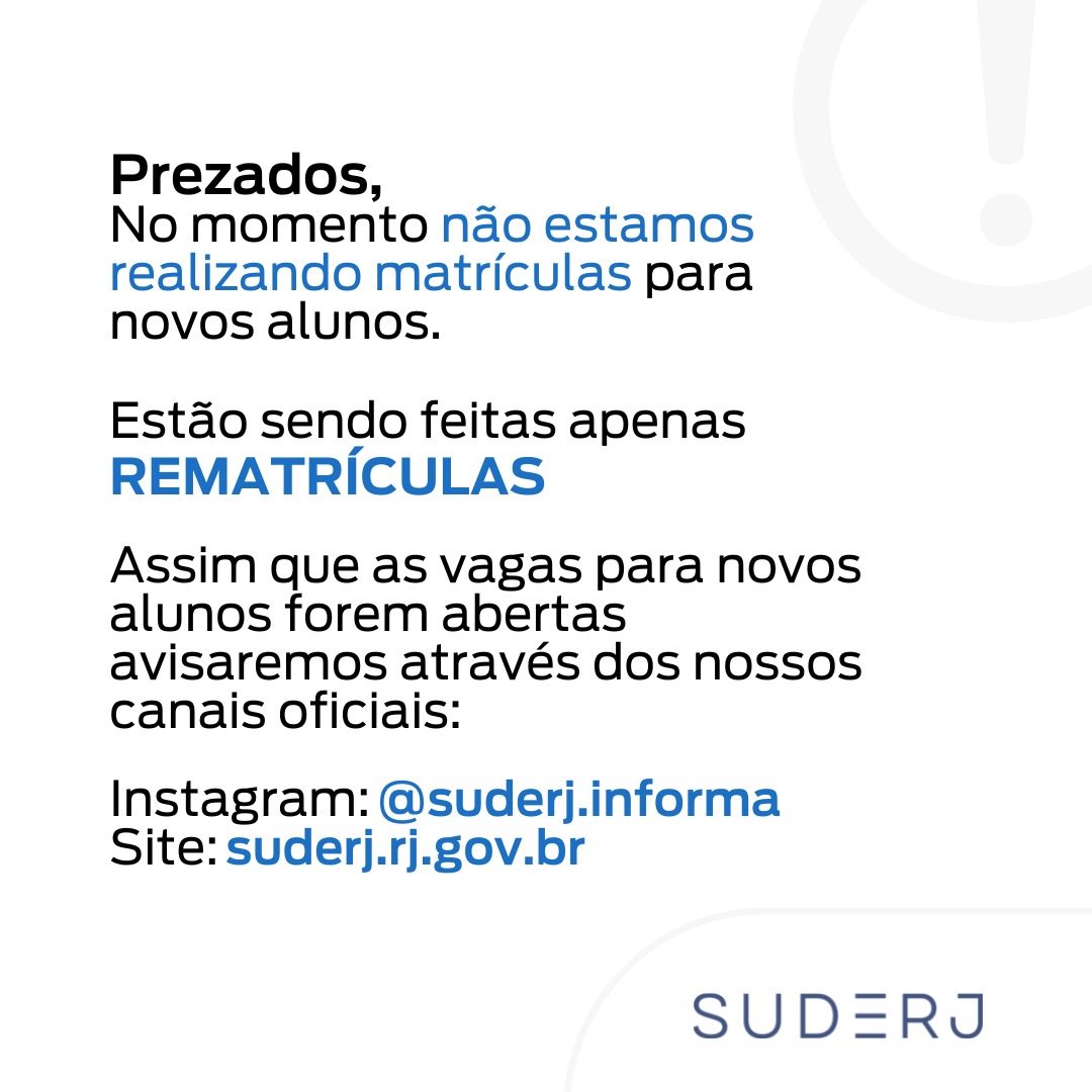 rematrícula parque aquático Júlio Delamare