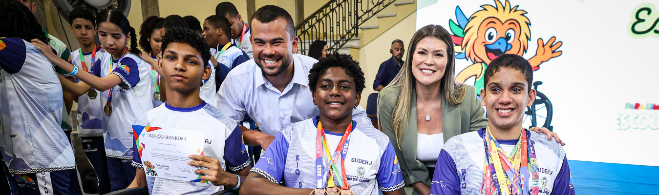 Rio de Janeiro celebra desempenho nas Paralimpíadas Escolares 2025