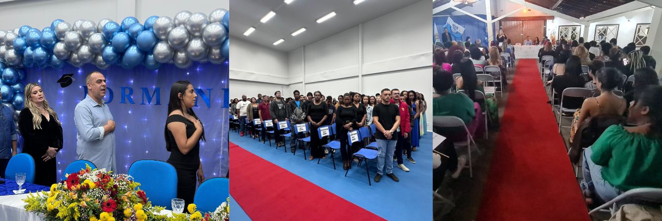 Secretário Anderson Moraes participa da formatura de alunos em cursos profissionalizantes da FAETEC em Barra do Piraí