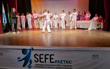 Seminário de Educação Física e Esportes na FAETEC de Quintino