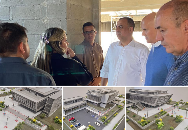 Secretário visita obra do Centro Integrado de Pesquisa, Tecnologia e Inovação de Resende