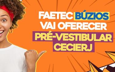 Curso pré-vestibular na Faetec de Búzios