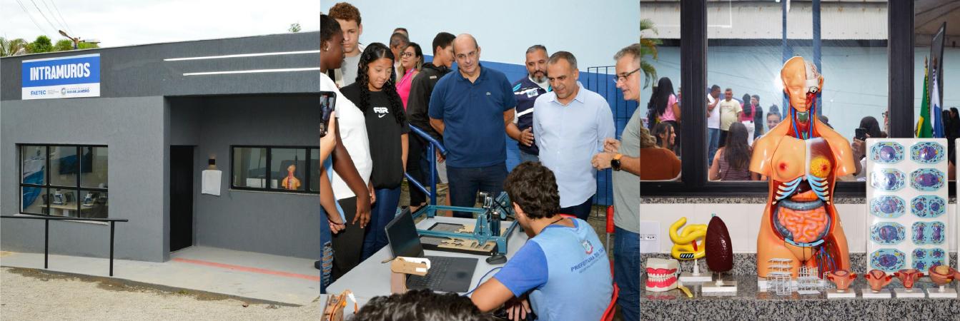 Faetec inaugura Laboratório de Iniciação Científica Intramuros em Tanguá