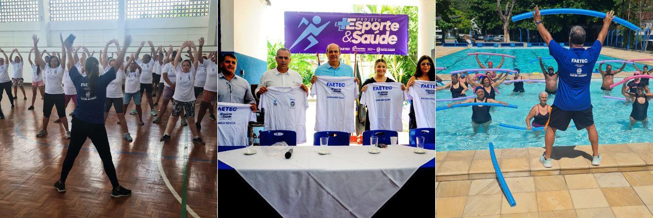 Faetec dá início ao projeto + Esporte & Saúde