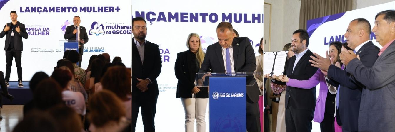 Governador Cláudio Castro lança Programa Mulher+ visando ampliar oportunidades a mulheres no mercado de trabalho