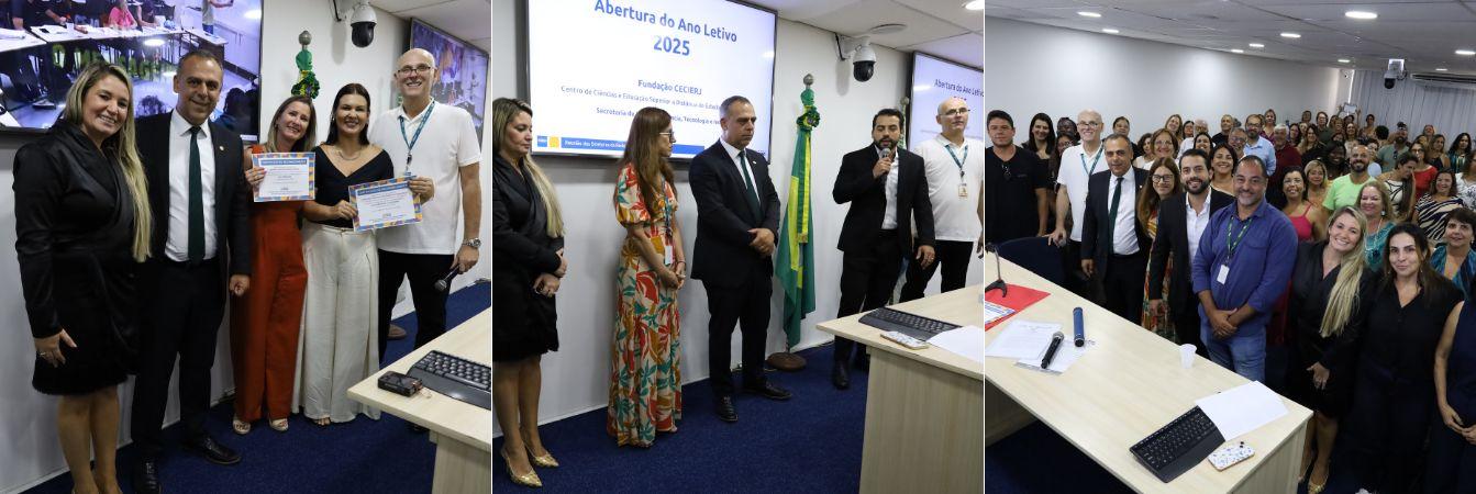 Fundação Cecierj celebra início do ano letivo da Rede Ceja com evento que reuniu diretores das 59 escolas e secretário Anderson Moraes