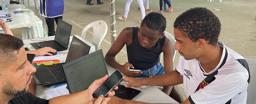 Danilo Rangel Paes Leme, de 22 anos, realizou o cadastro no Sine e foi encaminhado para uma vaga
