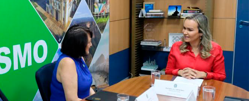 Reunião, em Brasília, com a ministra do Turismo