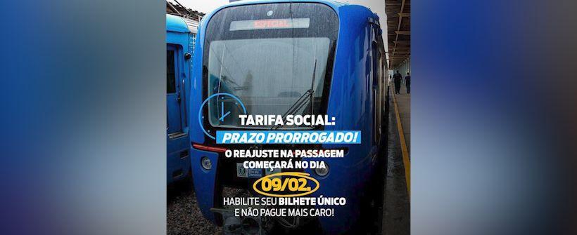 Passageiros têm mais tempo para garantir tarifa de R$ 5 nos trens antes de reajuste