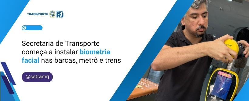 Biometria facial nos transportes estaduais